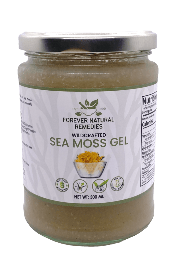 Organic Wildcrafted Sea Moss Gel with Burdock Root 500ml